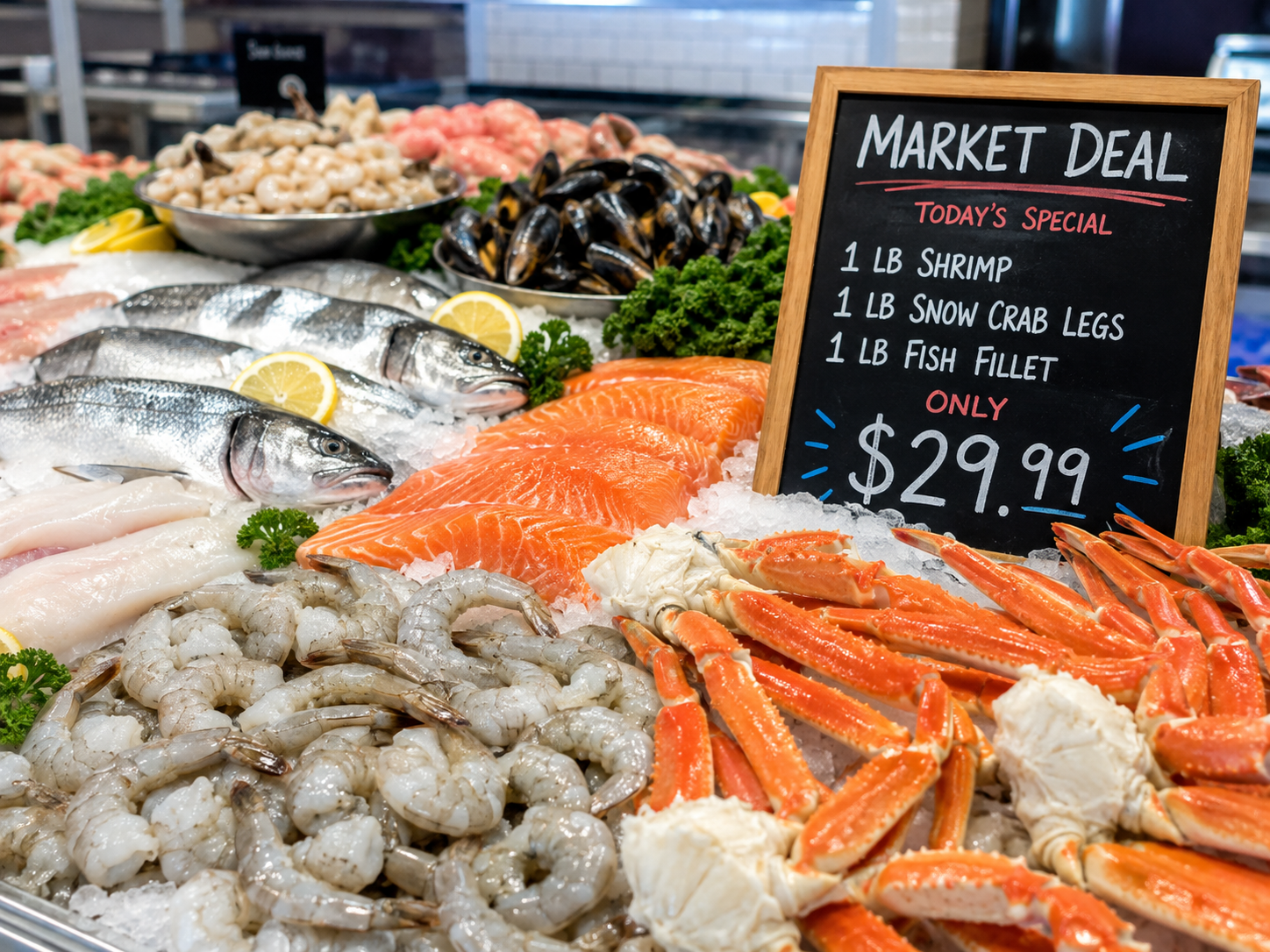 Seafood market deal special